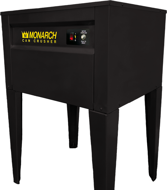 Monarch Can Crusher - Mild Steel - Painted Black